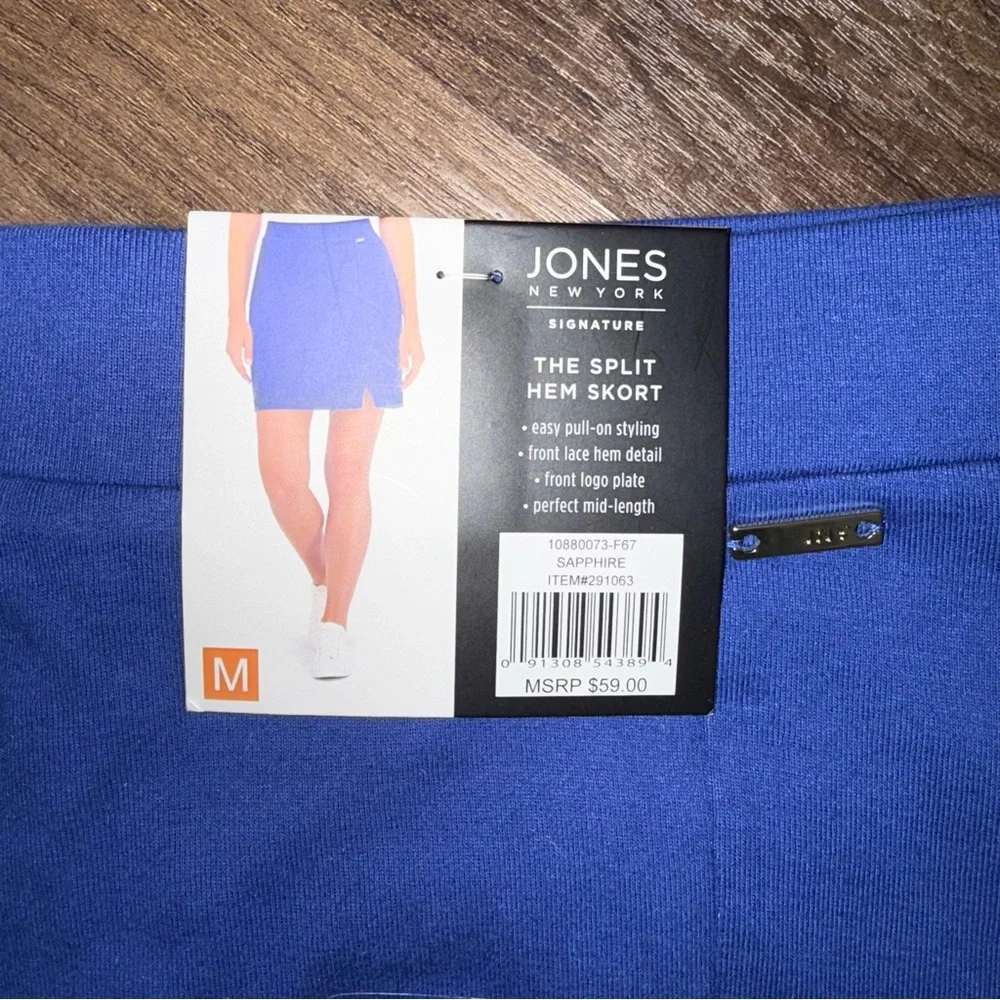 NWT Jones New York Signature The Split Hem Skort